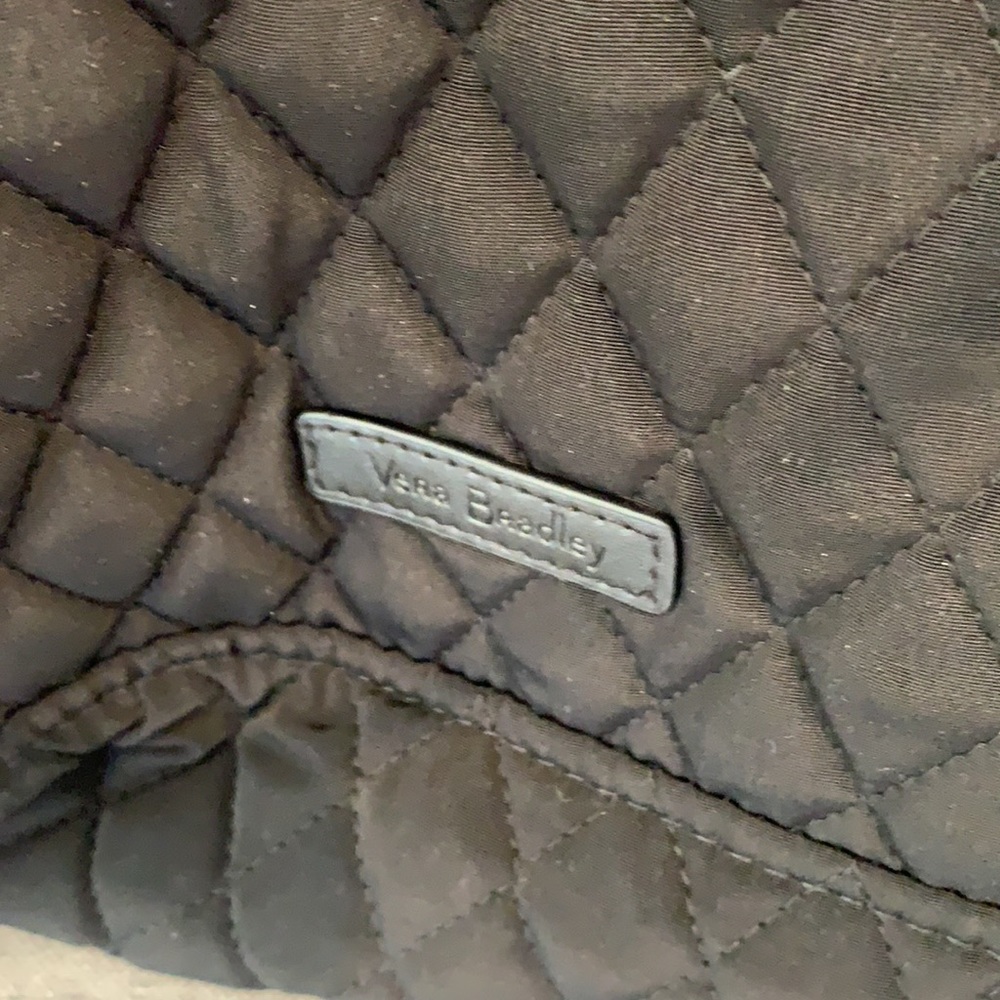 NWT Vera Bradley large traveler duffel bag classic black - Picture 5 of 9